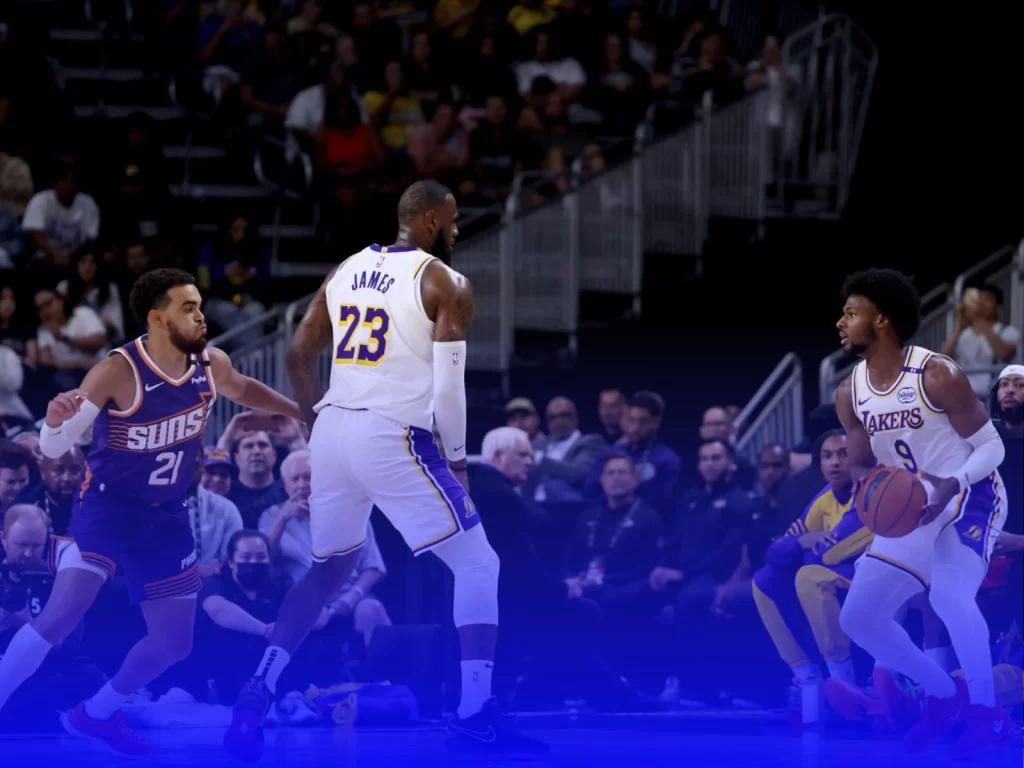 lebron bronny lakers